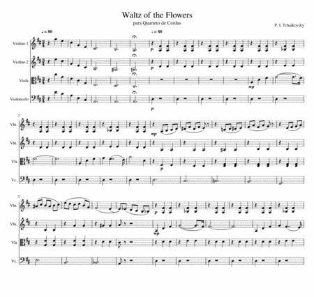 Waltz of the Flowers (Valsa das Flores) (arr. Yuri Braga)