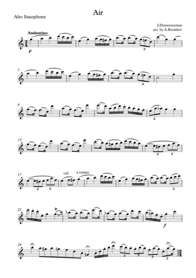 Air from "Six Little Fantasies" (arr. A.Buriakov)