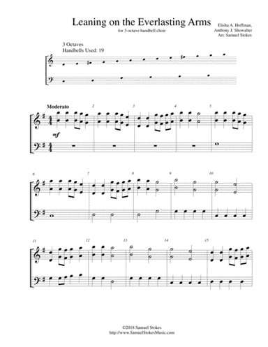 Leaning on the Everlasting Arms - for 3-octave handbell choir (arr. Samuel Stokes)