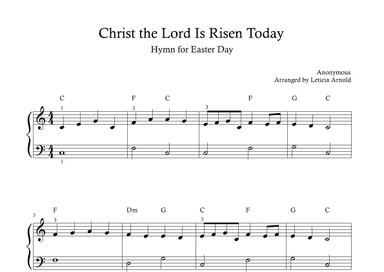 Christ the Lord Is Risen Today (arr. Leticia Arnold)