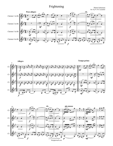 Frightening (arr. Nick Lacanski)
