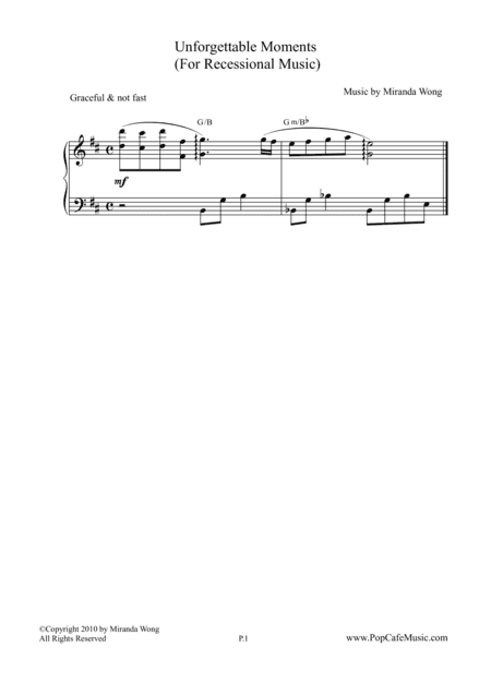 Unforgettable Moments - Recessional Wedding Music