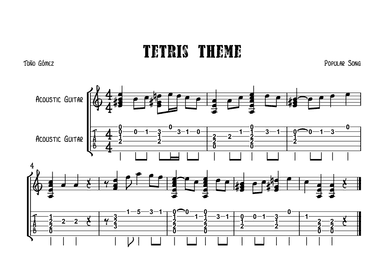 Tetris Theme (arr. Toño Gómez)