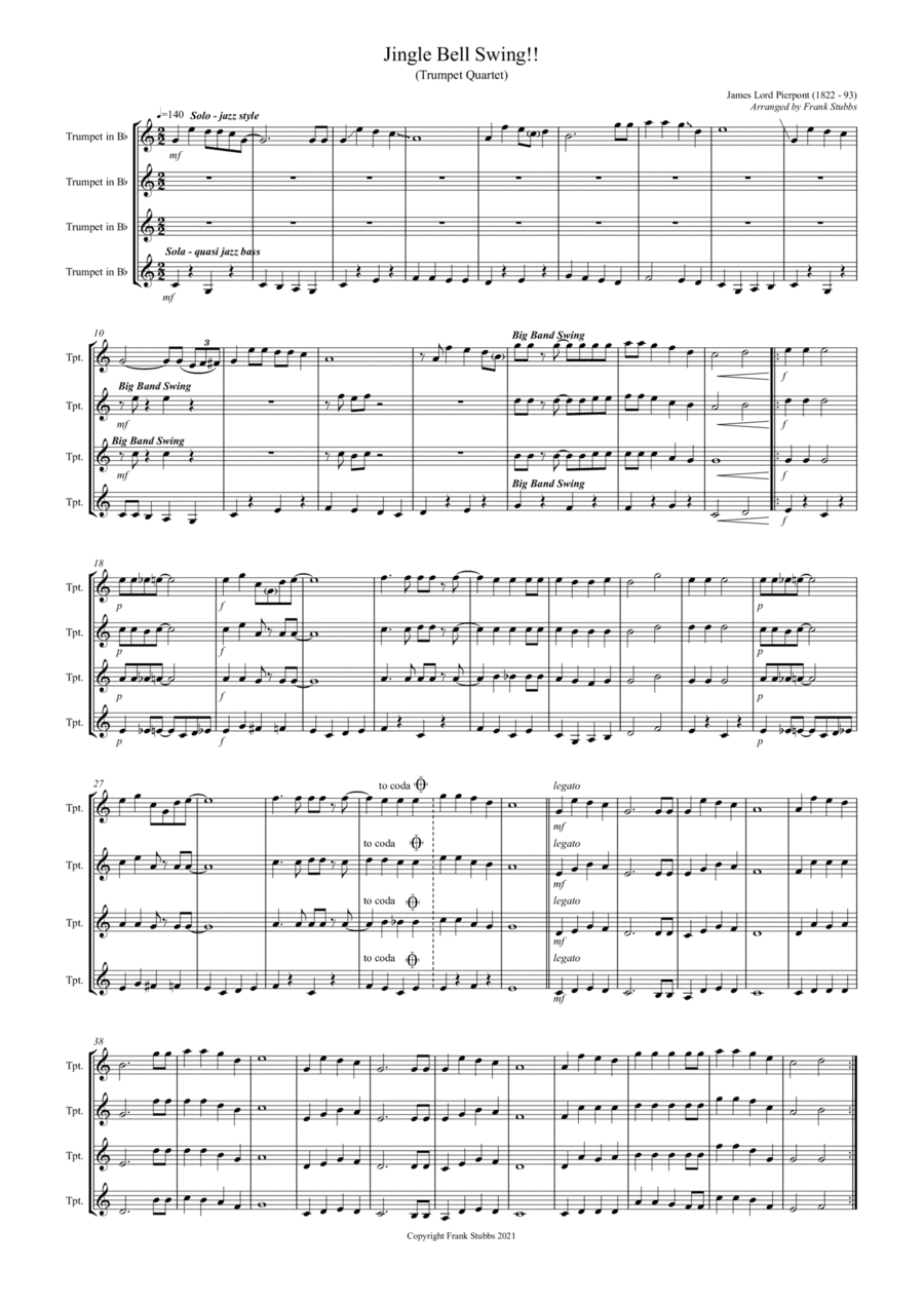 Jingle Bell Swing!! (arr. Frank Stubbs)