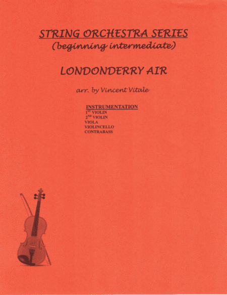 LONDONDERRY AIR (DANNY BOY)  early intermediate (arr. Vincent Vitale)