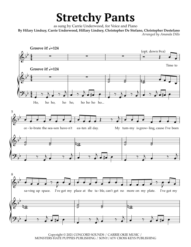 Stretchy Pants (arr. Amanda Dills)