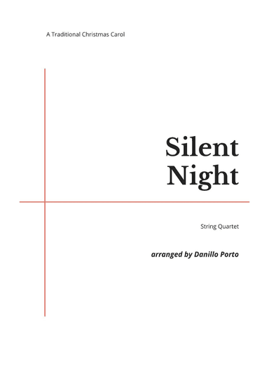 Silent Night -String quartet (arr. Danillo Porto)