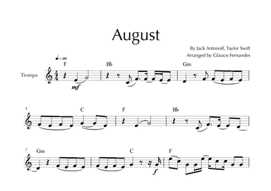 August (arr. Glauco Fernandes)