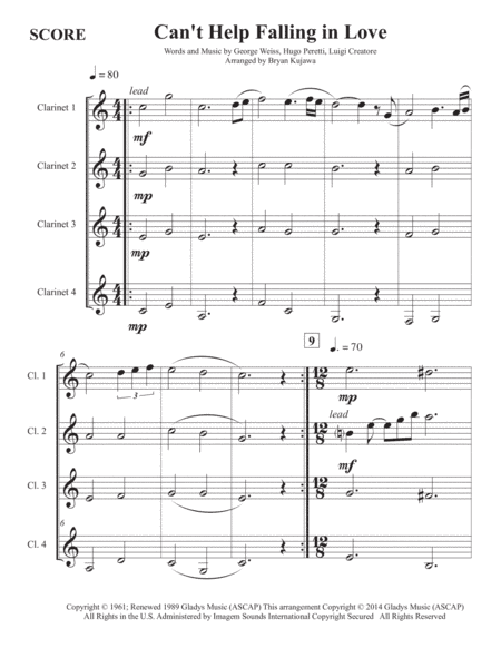 Can't Help Falling In Love (arr. Bryan Kujawa)