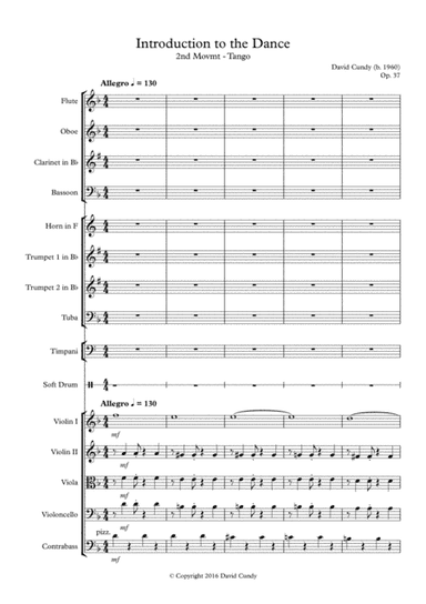 Invitation to the Dance, Op. 37, 2nd Movement - Tango