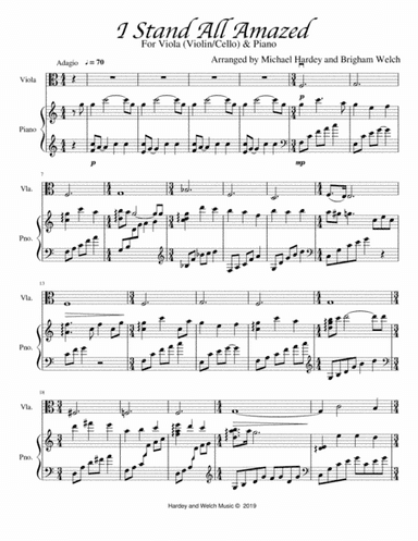 I Stand All Amazed (arr. Michael Hardey, Brigham WElch)
