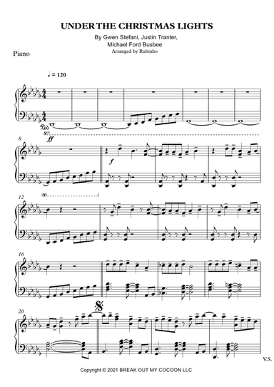 Under The Christmas Lights (arr. Rubinho)