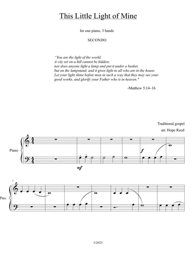 This Little Light of Mine (arr. Hope Reed)
