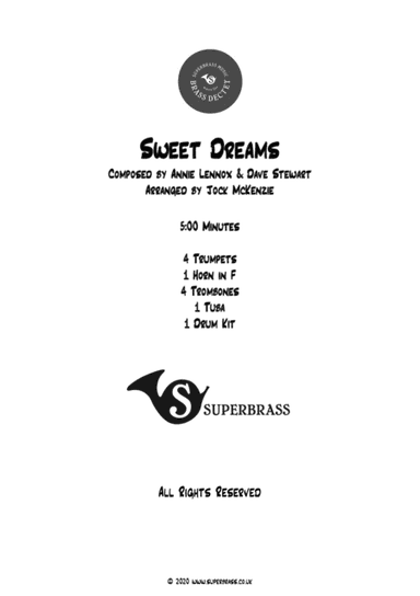 Sweet Dreams (Are Made Of This) (arr. Jock McKenzie)