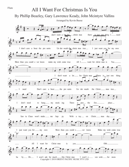 All I Want For Christmas Is You (arr. Kevin Busse)