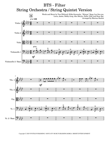 Filter (arr. Marissa Buelow)