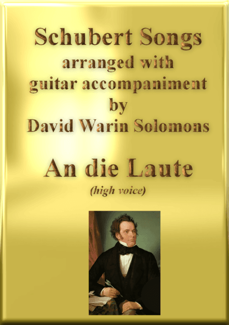 An die Laute high voice and guitar (arr. David Warin Solomons)