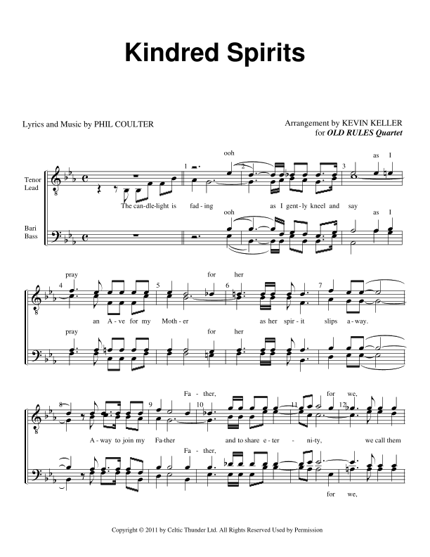 Kindred Spirits (arr. Kevin Keller)