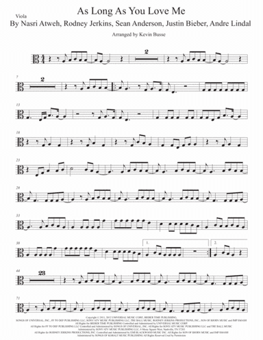 As Long As You Love Me (arr. Kevin Busse)