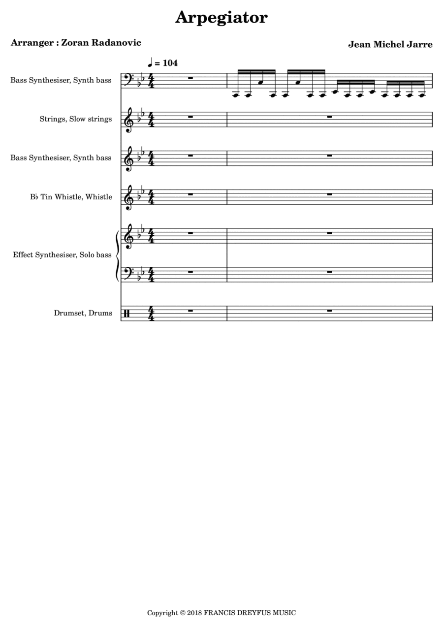 Arpegiateur (arr. Zoran Radanovic)