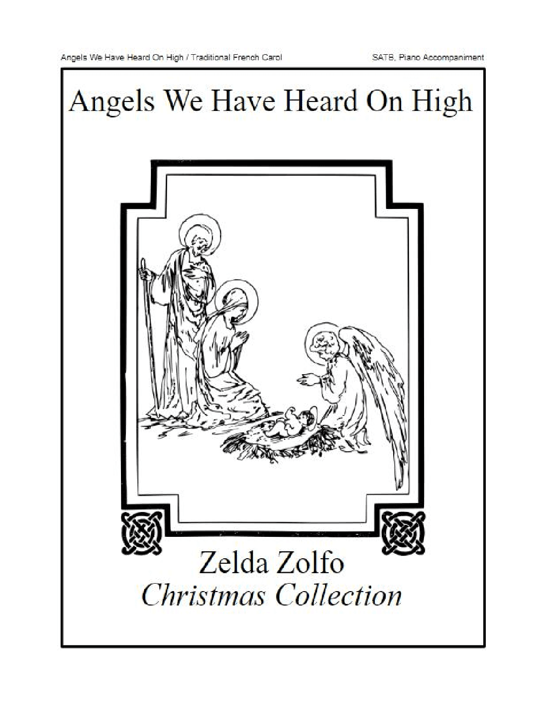 Angels We Have Heard On High (arr. Zelda Zolfo)