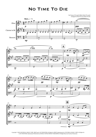 No Time To Die (arr. Robert Newth)