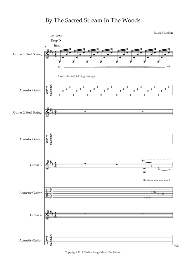 By The Sacred Stream In The Woods