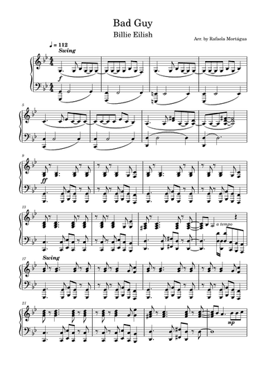 Bad Guy (arr. Rafaela Mortágua)