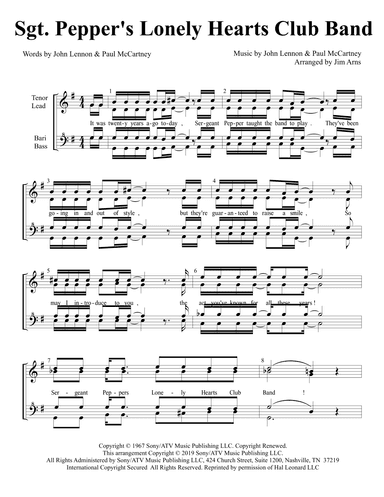 Sgt. Pepper's Lonely Hearts Club Band (arr. Jim Arns)
