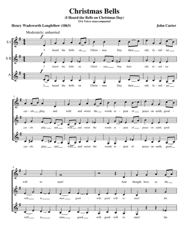 Christmas Bells (I Heard the Bells on Christmas Day)