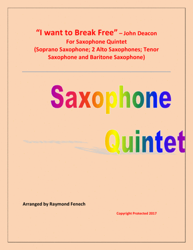 I Want To Break Free (arr. Raymond Fenech)