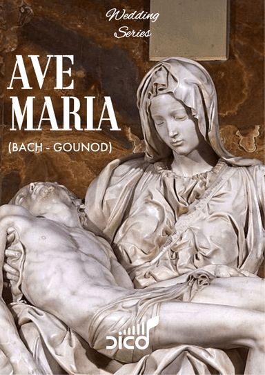 Ave Maria (Gounod) in Bb - for 2 voices & flexible quintet (arr. Dico)