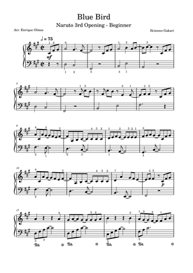 Ikimono Gakari's Blue Bird (arr. L. E. Olmos)