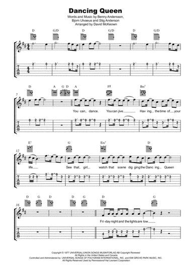 Dancing Queen (arr. David McKeown)
