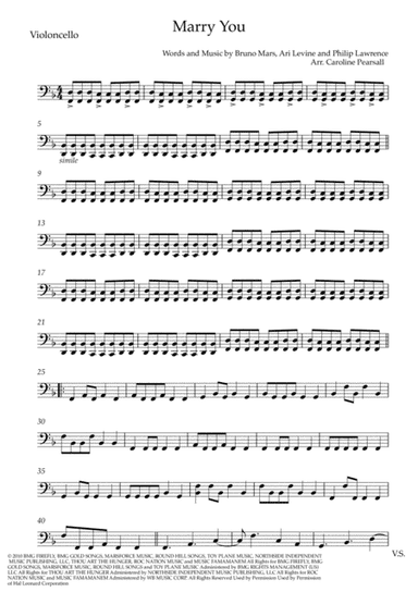 Marry You (arr. Caroline Pearsall)