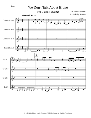 We Don't Talk About Bruno (arr. Kelly Beaman)