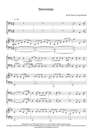 Snowman (arr. Fernanda Moura)