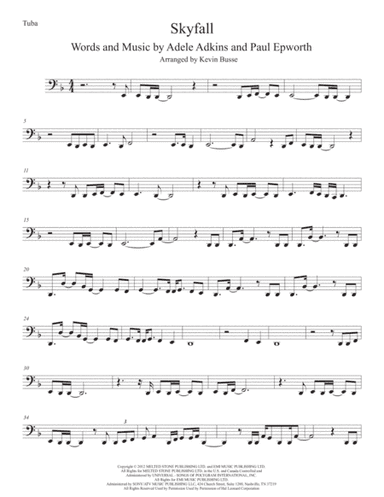 Skyfall (arr. Kevin Busse)