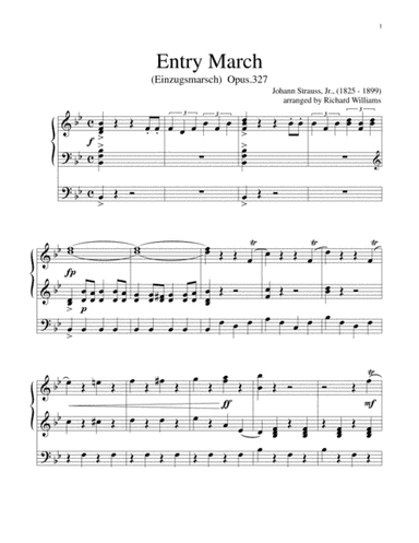 Entry March (Einzugsmarsch) (arr. Richard Williams)