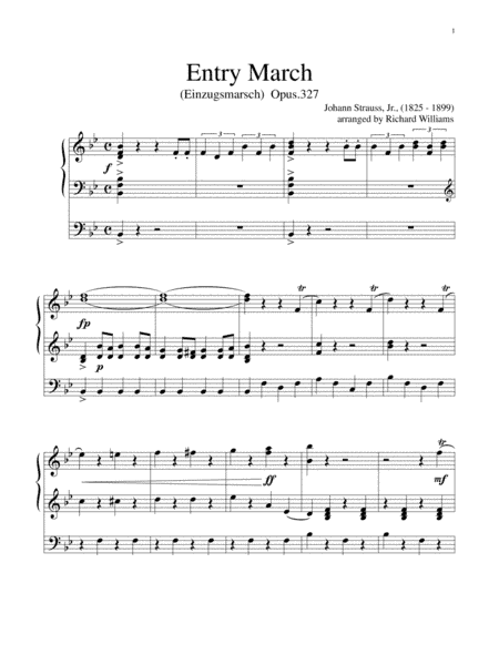 Entry March (Einzugsmarsch) (arr. Richard Williams)