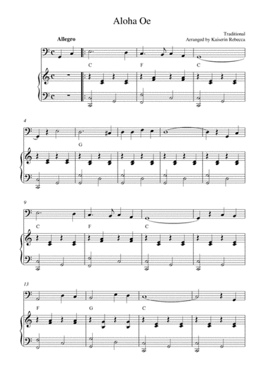 Aloha Oe (arr. Kaiserin Rebecca)