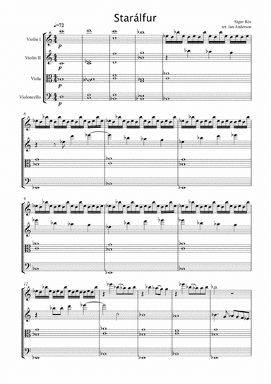 Starálfur (arr. Ian Anderson)