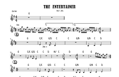 The Entertainer (arr. Sarah Jane Cion)