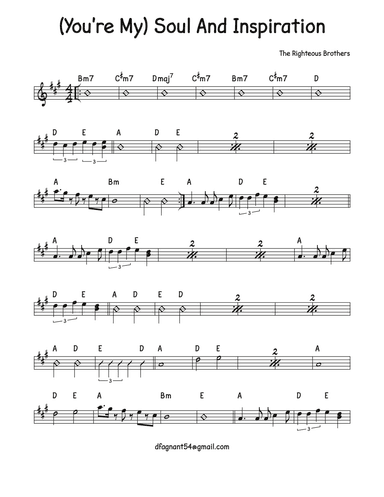 (you're My) Soul And Inspiration (arr. David M Fagnant)