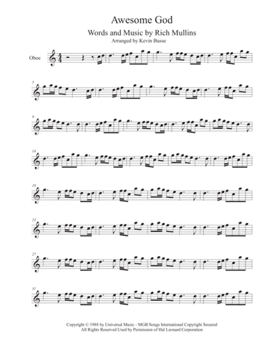 Awesome God (arr. Kevin Busse)
