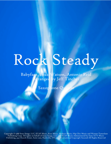 Rock Steady (arr. Jeff Tincher)
