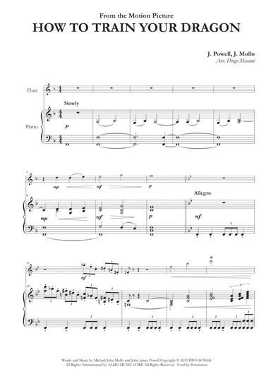 How To Train Your Dragon (arr. Diego Marani)