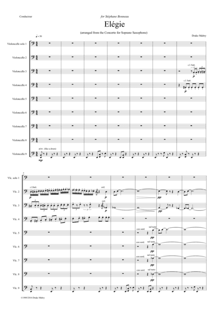 Elegie (score)