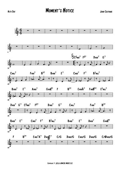 Moment S Notice (arr. Anderson Quevedo)