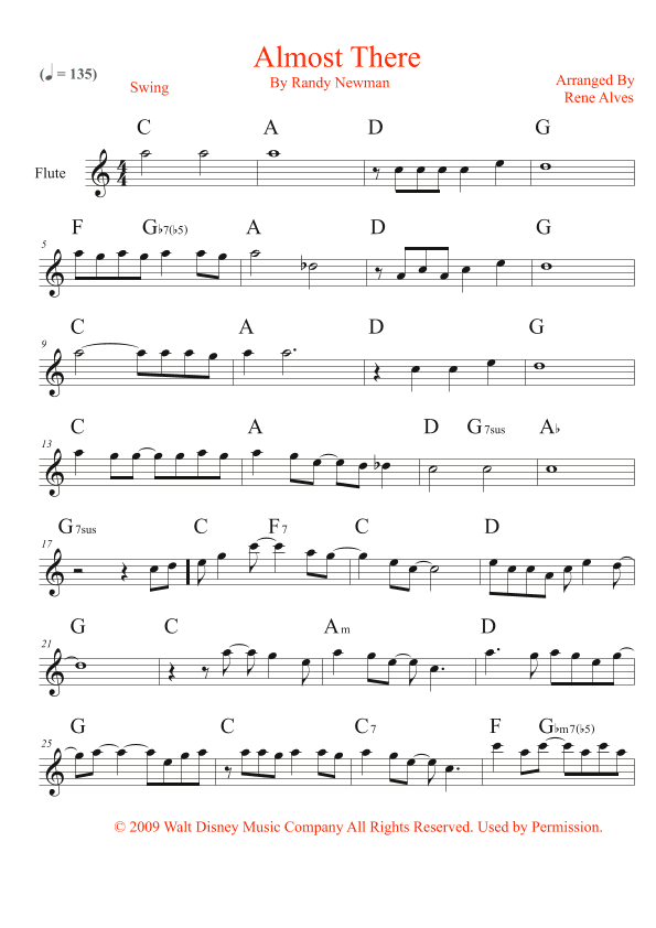 Almost There (arr. Rene Alves)